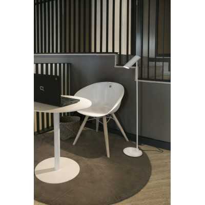 Lampe de sol en acier GU10 blanc mat CAUROY