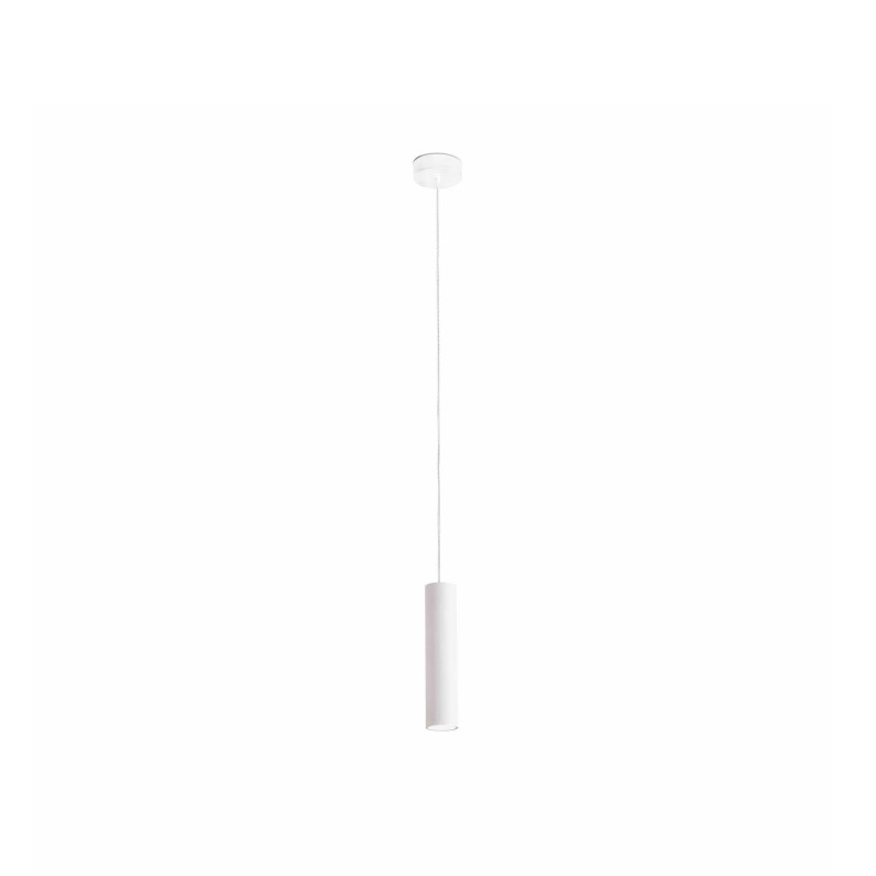 Lampe plafond en aluminium LED intégré blanc mat FOSSAC