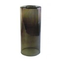 Bouteille en verre fumé pour lampes, 260 mm de hauteur