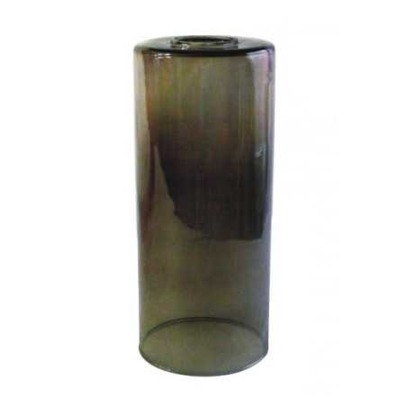 Bouteille en verre fumé pour lampes, 260 mm de hauteur