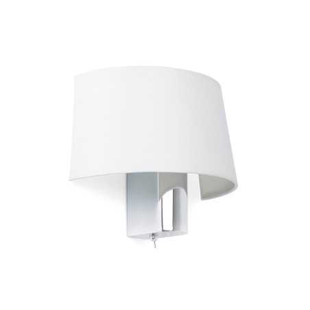 Lampe murale en acier E27 cromado brillo ABREST