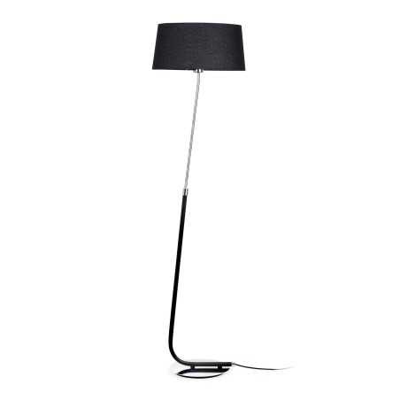 Lampe de sol en acier E27 noir mat POSAFOL