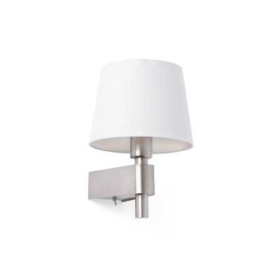 Lampe murale en acero E27 acier mat MARŒUIL