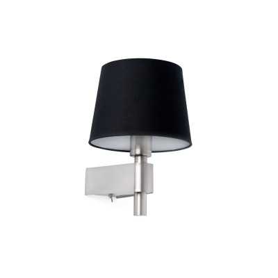 Lampe murale en acero E27 acier mat MARNANS
