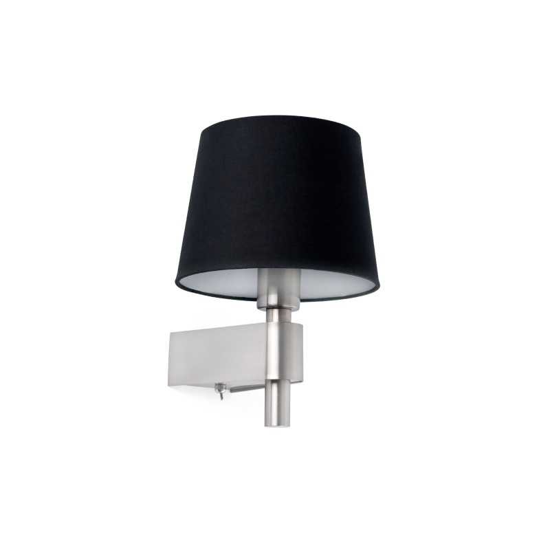 Lampe murale en acero E27 acier mat MARNANS
