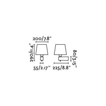 Lampe murale en acero E27 acier mat MARNANS