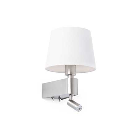 Lampe murale en acero E27 acier mat CENANS