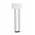Lampe de sol en acier E27 marrón POULANC