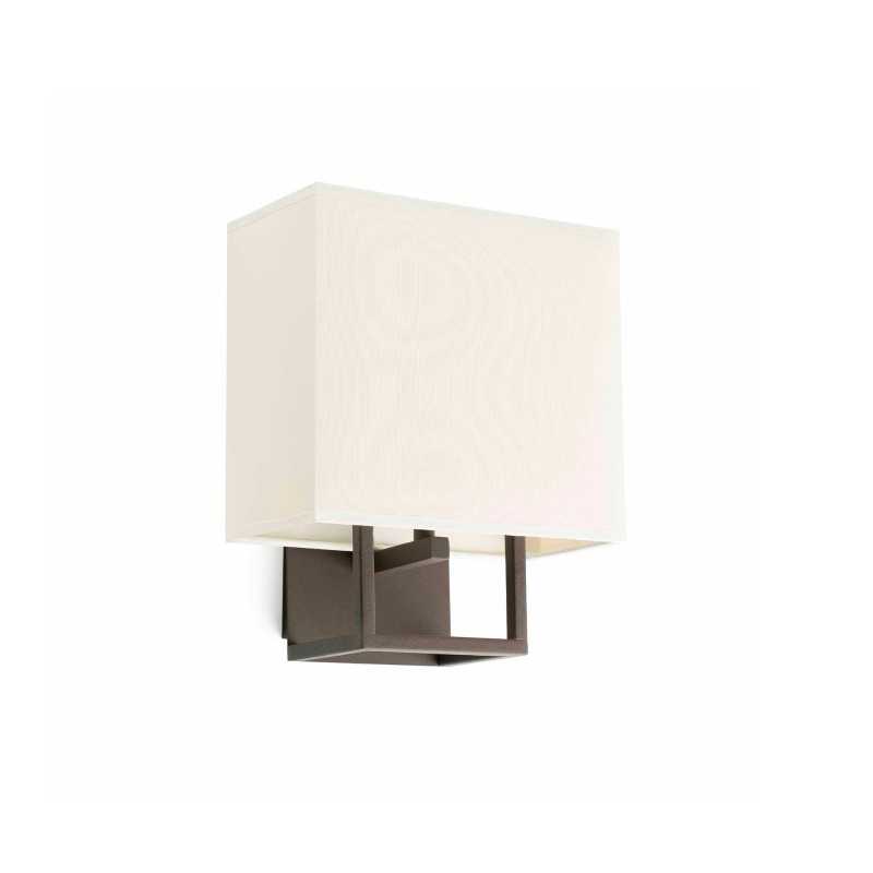 Lampe murale en acier E14 marrón BOSSIEU