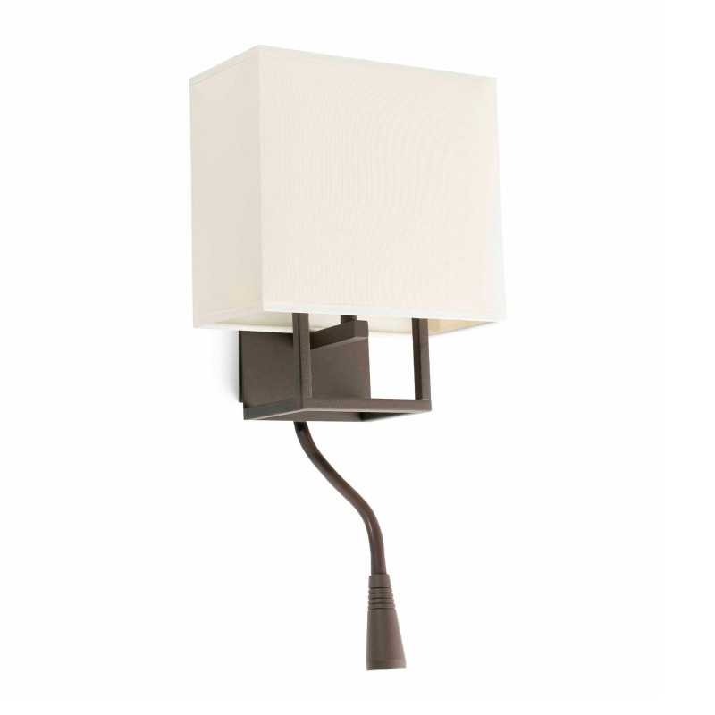 Lampe murale en acier E14 marrón VOUILLE
