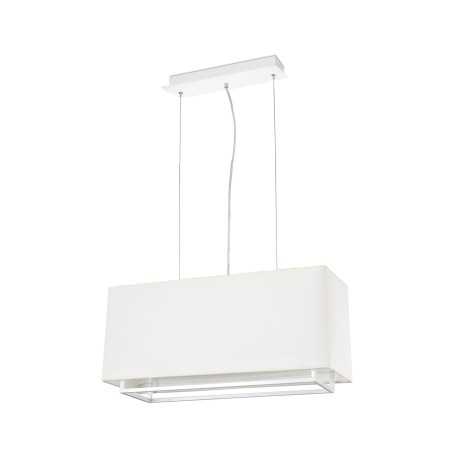 Lampe de plafond en acier E27 blanc mat BOUHANS