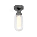 Lampe plafond en acier LED intégré gris COADRI