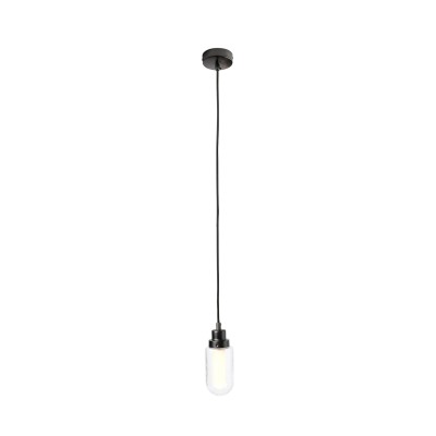 Lampe plafond en acier LED intégré gris OZENAY