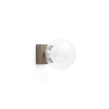 Lampe murale en acier G9 bronze brossé COUDRAI