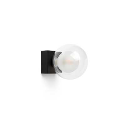Lampe murale en acier G9 noir LATTES