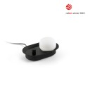 Lampe murale en aluminium LED intégré noir mat CAUBERT