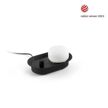 Lampe murale en aluminium LED intégré noir mat CAUBERT
