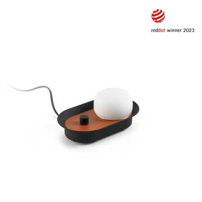 Lampe murale en aluminium LED intégré noir mat AIGLUN