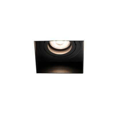 Lampe plafond en acier GU10 noir mat ANILHAC