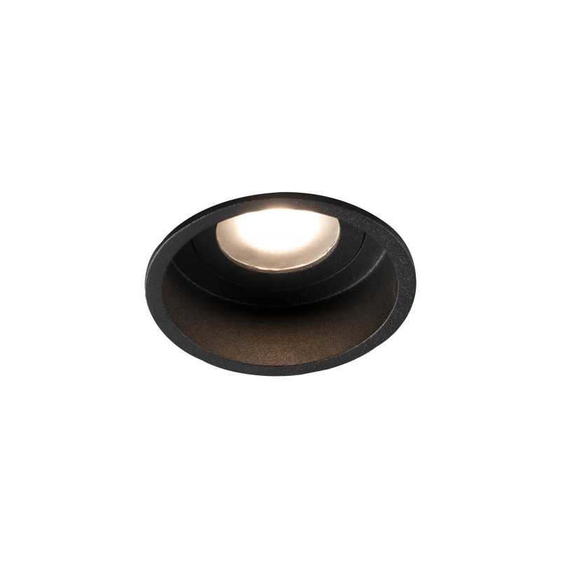Lampe plafond en acier GU10 noir mat REUILLY