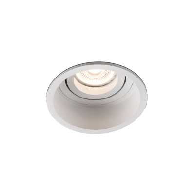 Lampe plafond en acier GU10 blanc mat LECHET