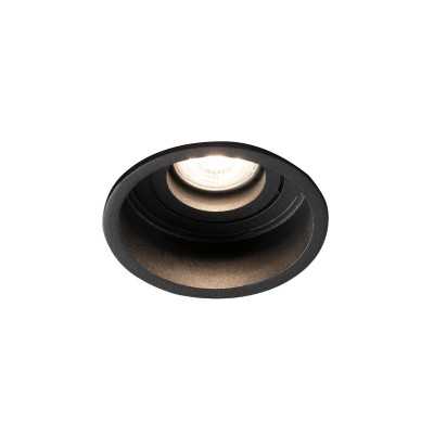 Lampe plafond en acier GU10 noir mat POISEUX