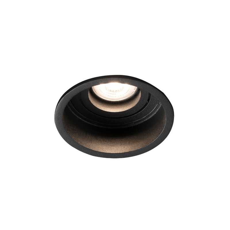 Lampe plafond en acier GU10 noir mat POISEUX