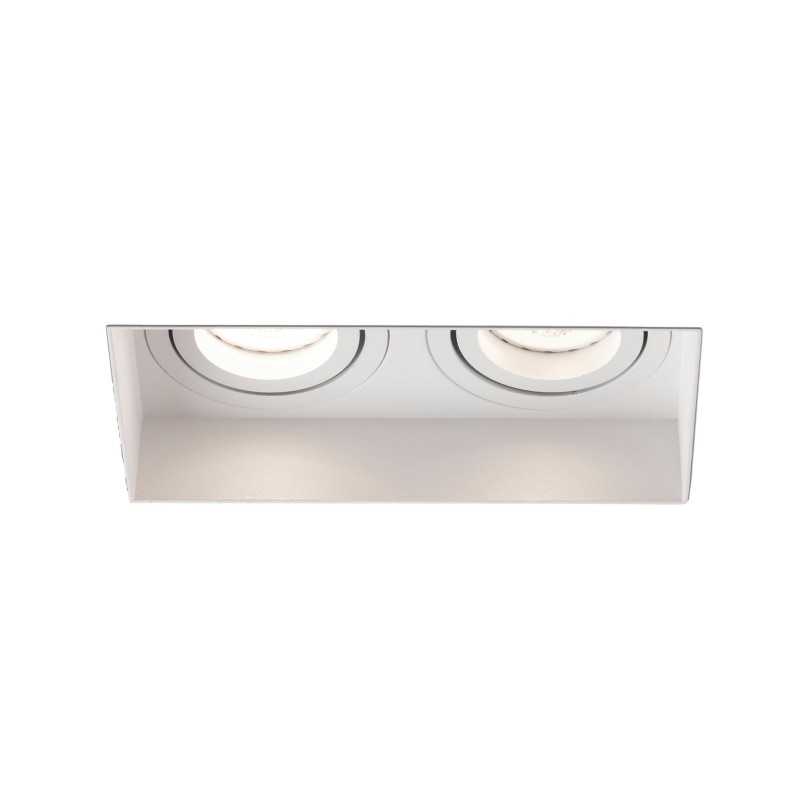 Lampe plafond en acier GU10 blanc mat MUSSOT
