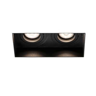 Lampe plafond en acier GU10 noir mat VINSEIN