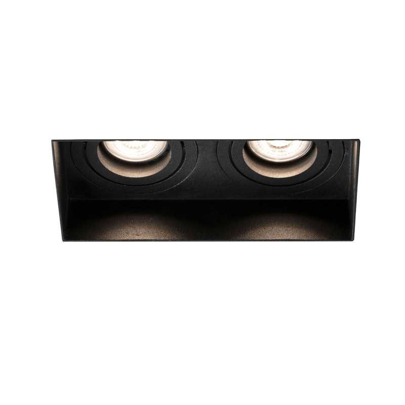 Lampe plafond en acier GU10 noir mat VINSEIN