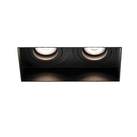 Lampe plafond en acier GU10 noir mat VINSEIN