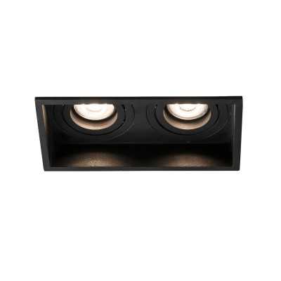 Lampe plafond en acier GU10 noir mat ETREVAL