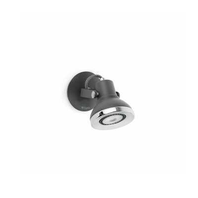Lampe murale en acier GU10 gris CROMARY