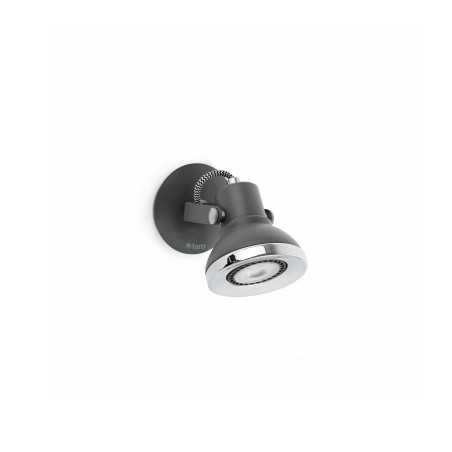 Lampe murale en acier GU10 gris CROMARY