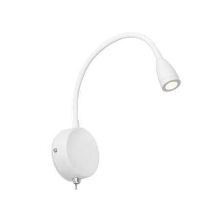 Lampe murale en aluminium LED intégré blanc mat LE RIS