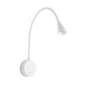 Lampe murale en aluminium LED intégré blanc mat BRENNES