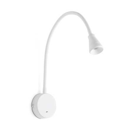 Lampe murale en aluminium LED intégré blanc mat BRENNES