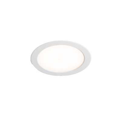 Lampe de plafond en aluminium LED intégré blanc mat AGASSAC