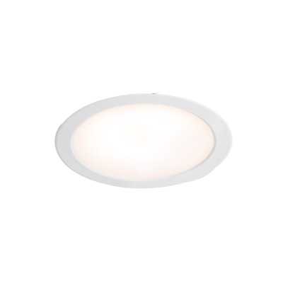 Lampe de plafond en aluminium LED intégré blanc mat PEININ