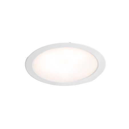 Lampe de plafond en aluminium LED intégré blanc mat PEININ