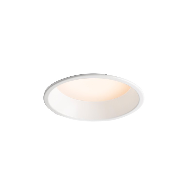 Lampe de plafond en aluminium LED intégré blanc mat LUQUET