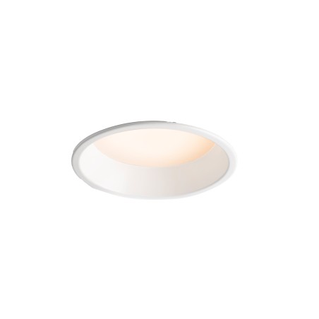 Lampe de plafond en aluminium LED intégré blanc mat SENLIS