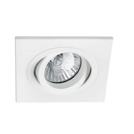 Lampe de plafond en aluminium GU10 blanc mat COUBERT