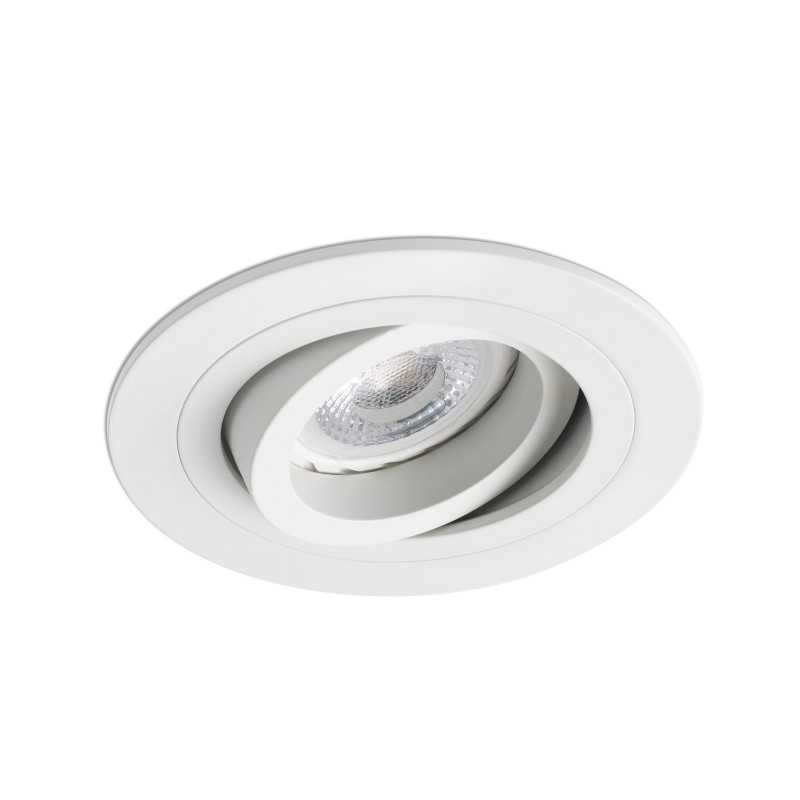 Lampe de plafond en aluminium GU10 blanc mat POURRA
