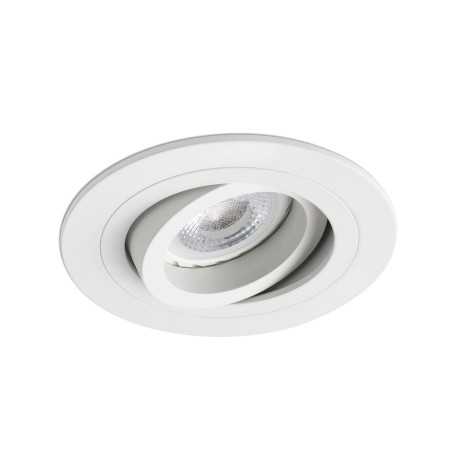 Lampe de plafond en aluminium GU10 blanc mat POURRA