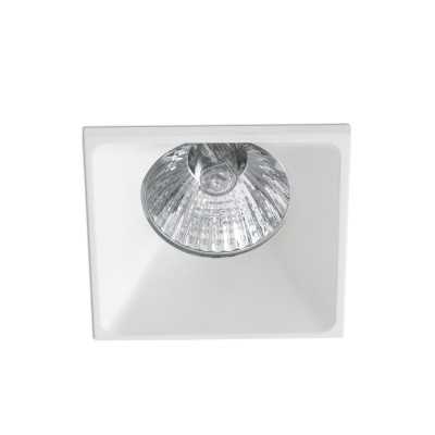 Lampe de plafond en aluminium GU10 blanc mat BOFFLES