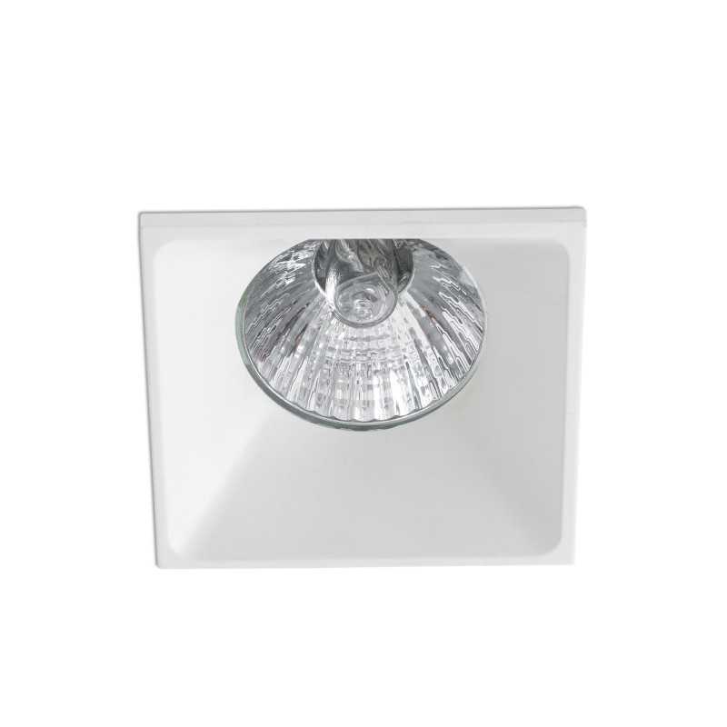 Lampe de plafond en aluminium GU10 blanc mat BOFFLES