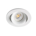 Lampe de plafond en aluminium GU10 blanc mat LAMBER