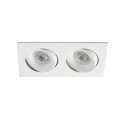 Lampe de plafond en aluminium GU10 blanc mat LALANDE