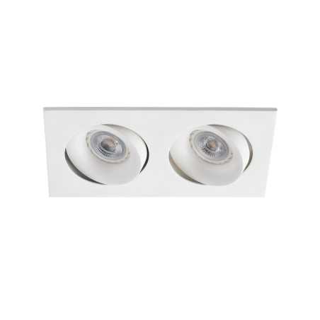 Lampe de plafond en aluminium GU10 blanc mat LALANDE